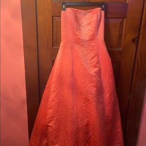 Pink Sparkly Prom Dress